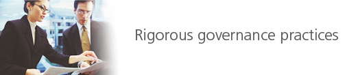 Rigorous governance pactices