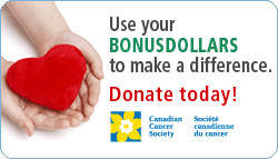 Use your bonusdollars to donate today